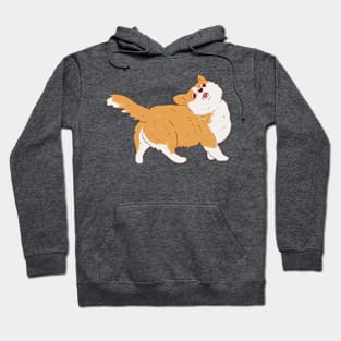 Funny corgi art Hoodie